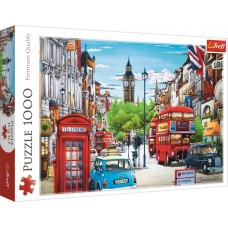 Trefl 1000 - Street in London, Hiro Tanikawa