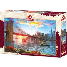 Art Puzzle 1000 - Sunset over New York