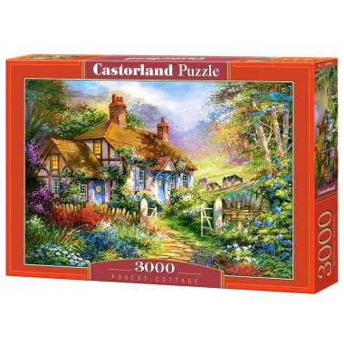 Castorland 3000 - Forest cottage