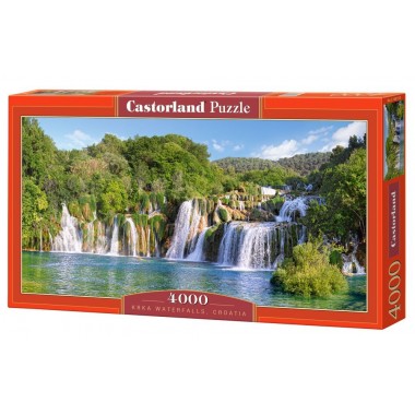 Castorland 4000 - Waterfalls in Krka, Croatia