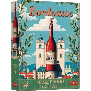 Trefl 1000 - Vintage Poster of Bordeaux, France