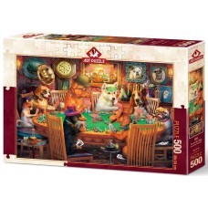 Art Puzzle 500 - Poker with dogs