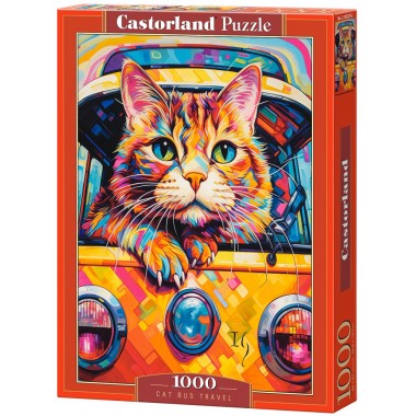 Castorland 1000 - Cat bus ride