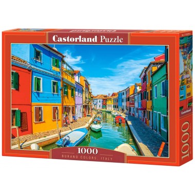 Castorland 1000 - The Colors of Burano, Italy