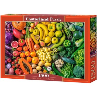 Castorland 1500 - A rainbow of vitamins