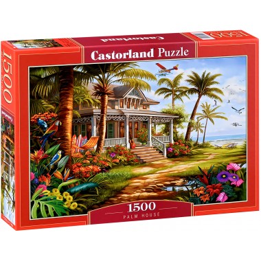 Castorland 1500 - House by the Palms