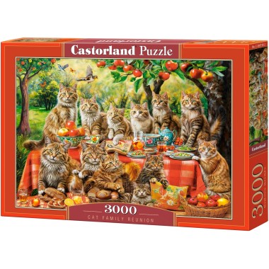 Castorland 3000 - Gathering the Cat Family