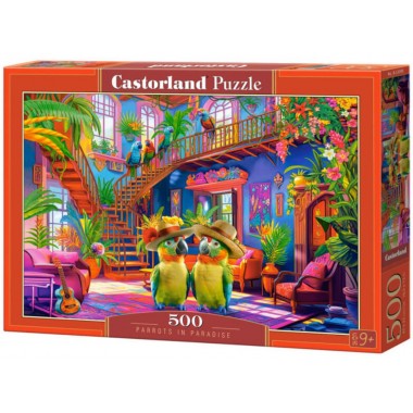 Castorland 500 - Parrots in Paradise