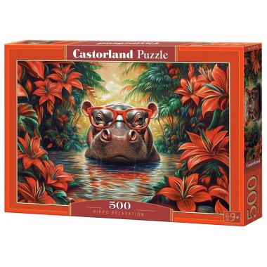 Castorland 500 - Relaxing Hippo