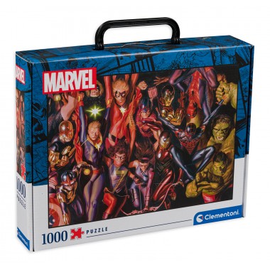 Clementoni 1000 - Marvel, in a briefcase