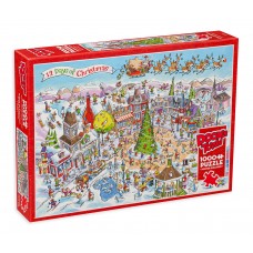 Cobble Hill 1000 - DoodleTown:12 Days of Christmas