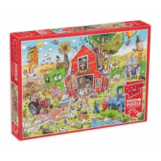 Cobble Hill 1000 - DoodleTown: Farmyard Bustle