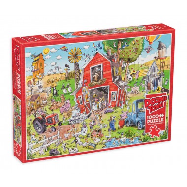 Cobble Hill 1000 - DoodleTown: Farmyard Bustle
