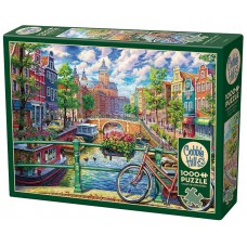 Cobble Hill 1000 - Canal in Amsterdam
