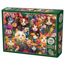 Cobble Hill 1000 – Whiskers Among Flowers