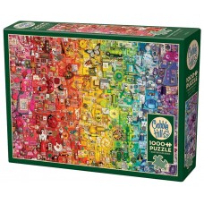Cobble Hill 1000 - Colorful Rainbow