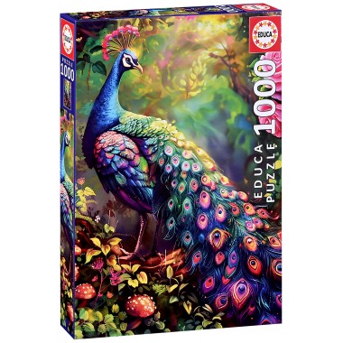 Educa 1000 - Peacock Garden