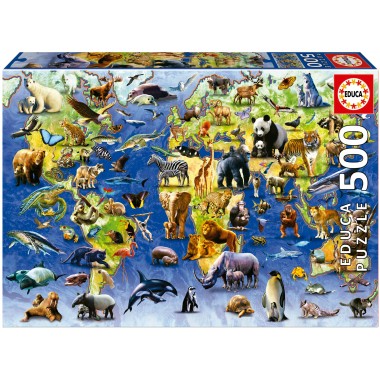 Educa 500 - One Hundred Endangered Animal Species
