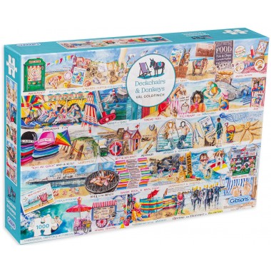 Gibsons 1000 - Deckchairs and donkeys