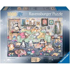 Ravensburger 1000 - Crazy Cats: Christmas Destroyers Ravensburger 1000 - Crazy Cats: Christmas Destroyers
