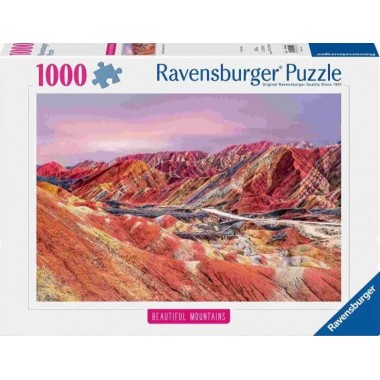 Ravensburger 1000 - Rainbow Mountains, China
