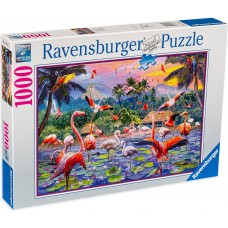 Ravensburger 1000 - Pink flamingos