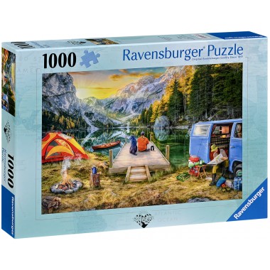 Ravensburger 1000 - Peaceful Camping