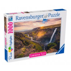 Ravensburger 1000 - Haifos Waterfall, Iceland