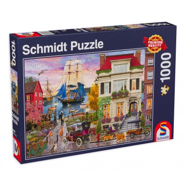 Schmidt 1000 - Ship by the harbor