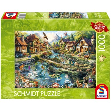 Schmidt 1000 - Village at the edge of the forest