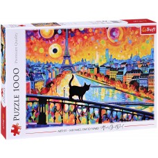 Trefl 1000 - Cat in Paris Trefl 1000 - Cat in Paris