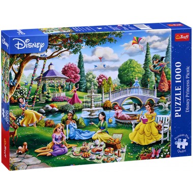 Trefl 1000 - Picnic with Disney Princesses