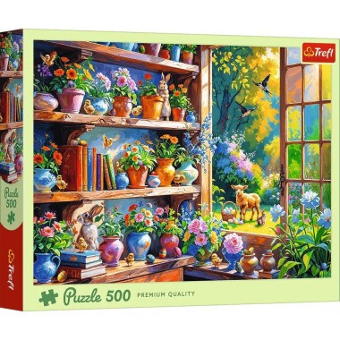 Trefl 500 - Spring morning in the greenhouse