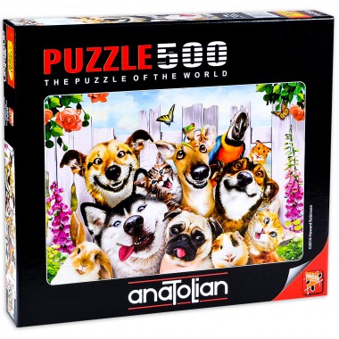 Puzzle Anatolian 500 - Animal Relief, Howard Robinson
