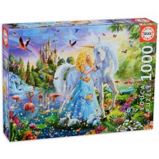 Educa 1000 - The princess and the unicorn